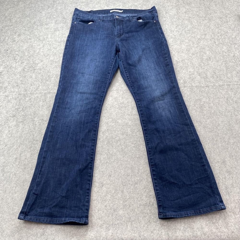 Levi's 315 Shaping Bootcut Jeans Womens 32x30 (33x28) Blue Mid Rise Stretch